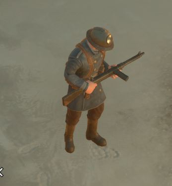 A Warden soldier equipped with an Aalto Storm Rifle 24