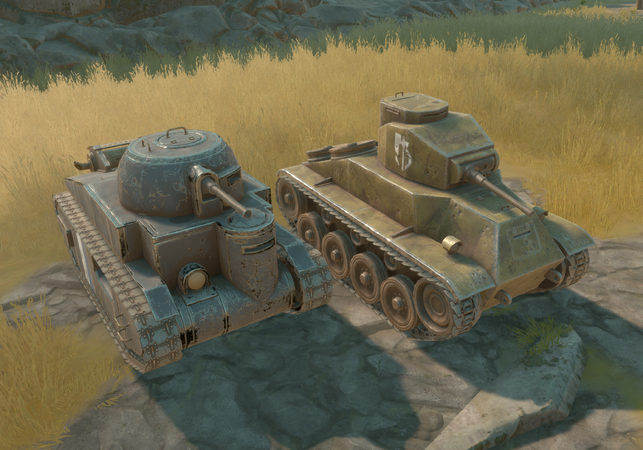 Colonial and Warden Light Tanks