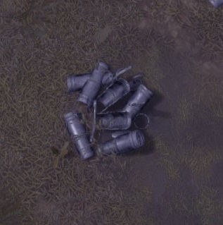 A Rare Metal node that spawned on a Salvage Field