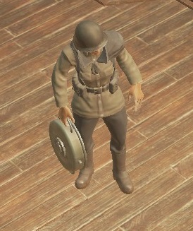 A Colonial soldier equipped with an Abisme AT-99