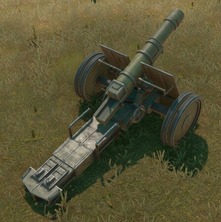 The 120-68 “Koronides” Field Gun from the rear