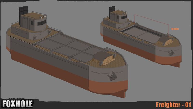Concept art of the BMS - Ironship
