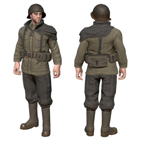 Colonial Soldier Uniform - Legionary Fatigues