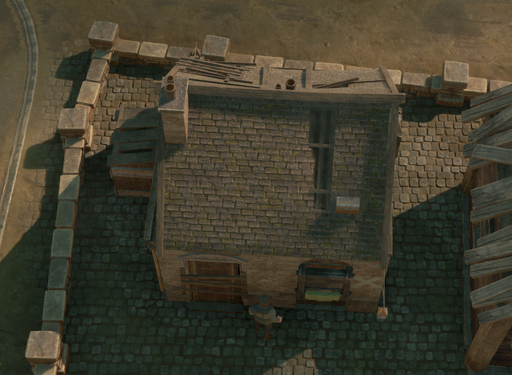 A small garrison house, with no interior.