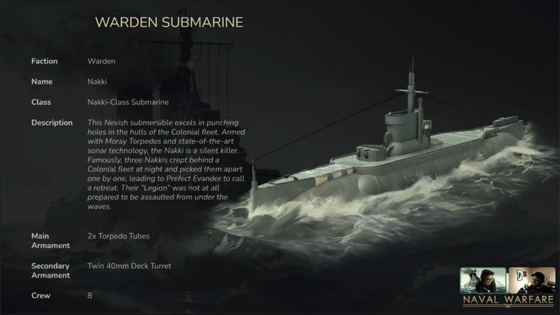 The Nakki-Class Submarine introduced in the Update 1.54 Dev Stream
