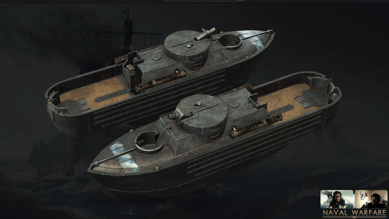 Render Models of the 74b-1 Ronan Gunship from the Update 1.54 devstream.
