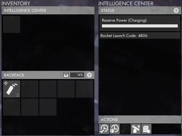 The interface of the Intelligence Center