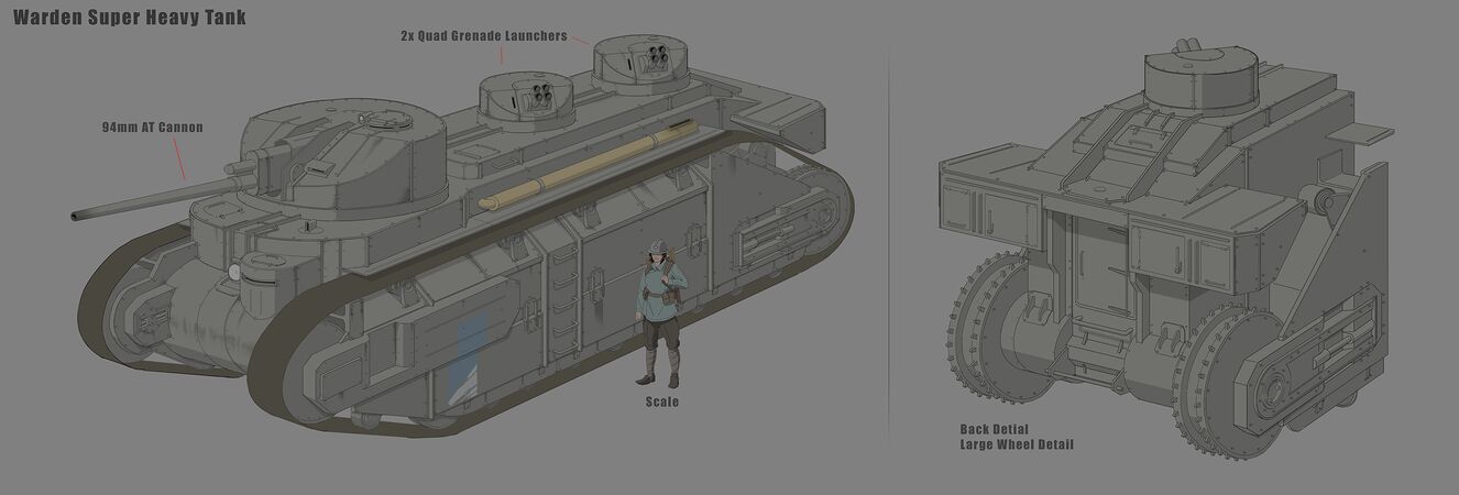 Concept art of the Cullen Predator Mk. III