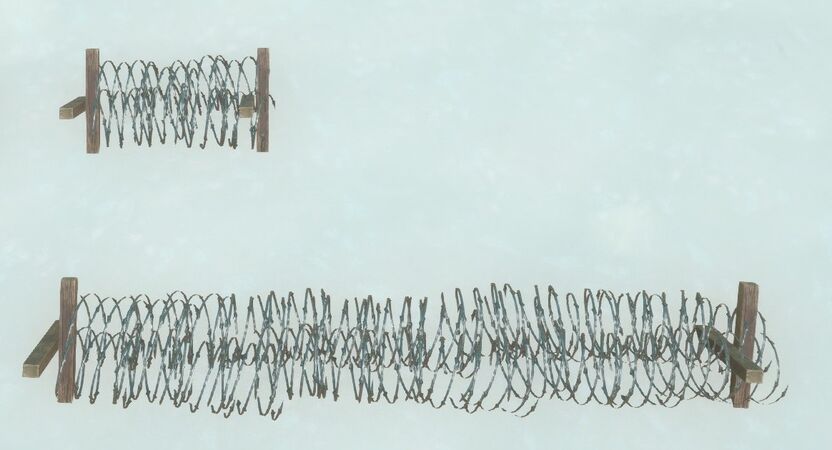 Shortest and Longest lengths possible for a single barbed wire piece
