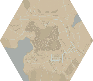 A map of Sableport.