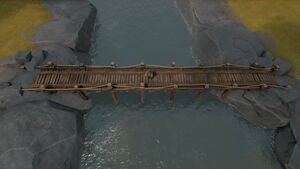 A screenshot of a Wooden Bridge.