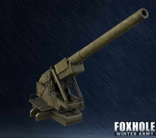 The Render Model of the 50-500 "Thunderbolt" Cannon, which was introduced in the Update 0.42 Dev Stream (officially known as 'Winter Army')