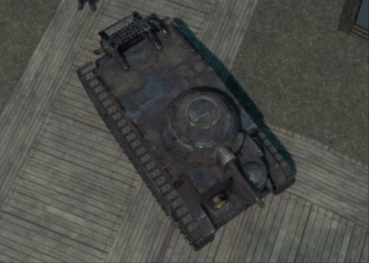 A Light Tank with very little Tank Armor left.