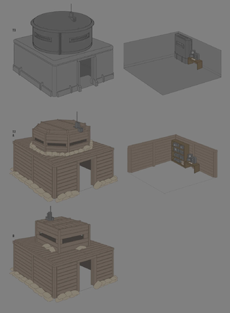 Concept art of the Observation Bunker