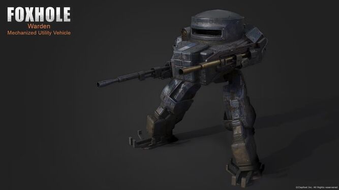 an old version of the centurion mech for the warden faction