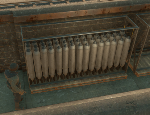 A Storage Room containing 3C-High Explosive Rockets