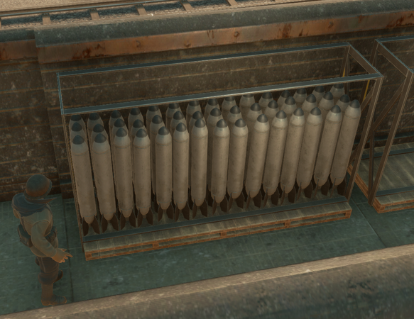 A Tier 3 Storage Room containing 3C-High Explosive Rockets