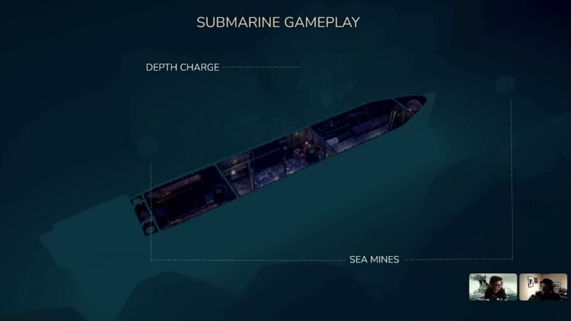 Submarine underwater view shown in the Dev Stream