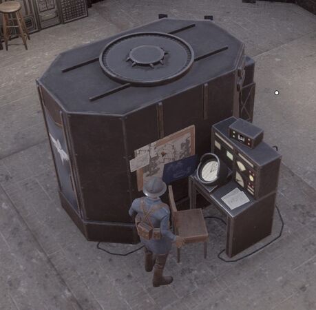 An Intelligence Center station owned by the Wardens (located underneath the intel array)