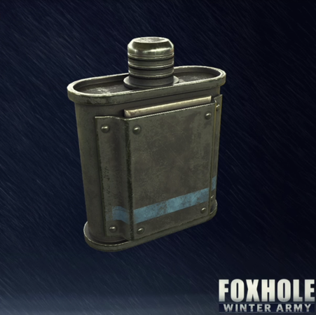 Render Model of the BF5 White Ash Flask Grenade