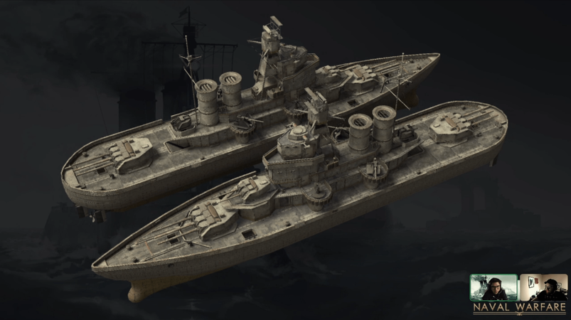 Render Models of the Titan-Class Battleship