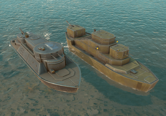 Old Colonial and Warden Gunboats