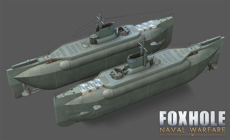 Render Models of the Nakki-Class Submarine