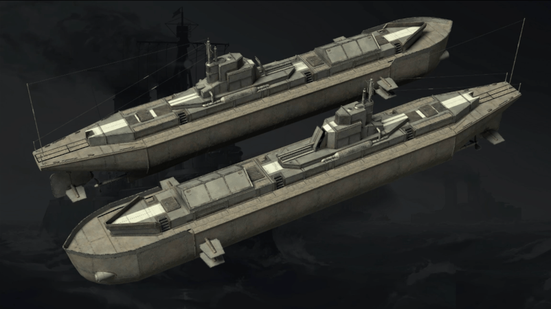 Render Models of the Trident-Class Submarine