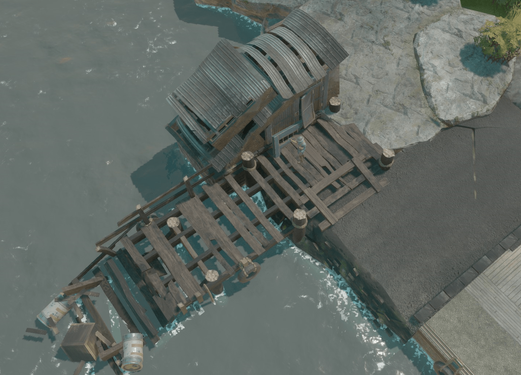 A destroyed Shipyard