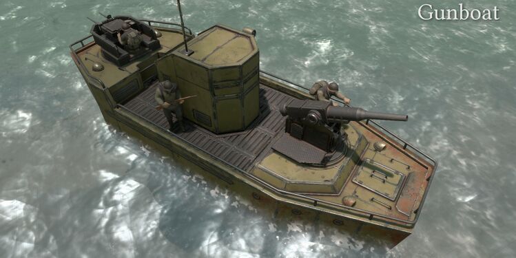 Old Gunboat Design With Walkable Deck