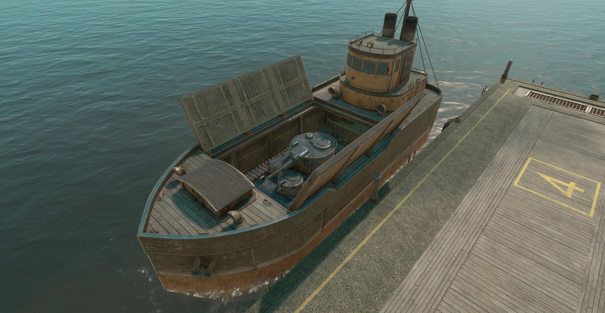 A BMS - Ironship with a Flood Mk. I loaded inside of it